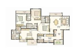 Oberoi Three Sixty Sector 58 5.5 BHK Floor Plan